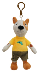 Pipp és Polli plüss - Kulcstartó - Jaki - 13cm
